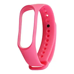 Силіконовий ремінець для фітнес браслетів Xiaomi Mi Band 3/4, Silicone, pink, зі зручною застібкою, на фітнес трекер та смарт годинник, ArmorStandart (ARM51836)