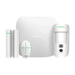 Комплект охранной сигнализации Ajax StarterKit Cam Plus HDR white