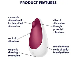 Вібратор для клітора Satisfyer Spot On 3 бордовий - мініатюра 6
