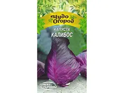 Капуста НАСІННЯ УКРАЇНИ (10 пачок) Чудо червоноголова «КАЛІБОС» 0,5 г (сс)