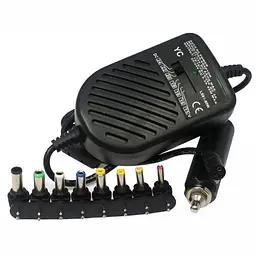 Універсальний зарядний пристрій для ноутбука від 12 V UKC EWDD8040 80 W + 8 перехідників - мініатюра 2