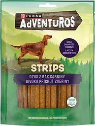 Ласощі для собак Adventuros Stripes зі смаком оленини 90 г 12869825 - мініатюра 2