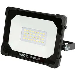 Прожектор Yato SMD LED 20 Вт 230 В 1900 Лм 30 діодів 140x124.5x32 мм чорний (YT-818231) - мініатюра 3