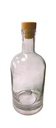 Пляшка "Хлоя" для напоїв 0,7л (скло) із пробкою (4 шт)