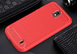 Чохол PRIMO Carbon Fiber для Nokia Series 1 Dual Sim Red - мініатюра 3