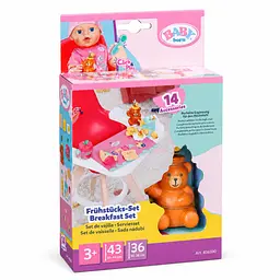Ігровий набір Baby Born серії Click&Play Сніданок для ляльки (839775)