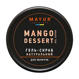 Скраб для обличчя Mayur Mango Dessert Gel Scrub Манговий десерт 50 мл (4820230953275)