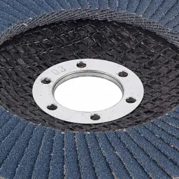 Круг зачистний Sigma пелюстковий торцевий Т27 (прямий) ZA 125мм P100 (9173051) - мініатюра 6