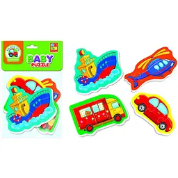 Дитячі пазли Baby puzzle Транспорт Vladi toys VT1106-96 - мініатюра 2