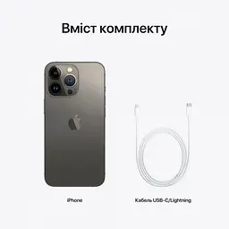 Смартфон iPhone 13 Pro 256GB Model A2638 Grade B Seller Refurbished Graphite - мініатюра 5