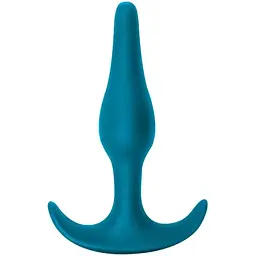 Анальна пробка Lola Games Plug Smooth Aquamarine 12.5 см (синій)
