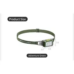 Ліхтар налобний Naturehike CNK2550ZM011 (Зелений) - мініатюра 8