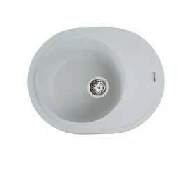 Гранітна мийка для кухні VALESO SOUL 6250 матова Білосніжна (SP000047115)