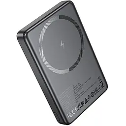 Портативний ЗП Power Bank Hoco Q34 Clever PD20W з БЗП 10000 mAh Metal gray - мініатюра 3