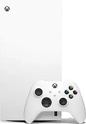 Стаціонарна ігрова приставка Microsoft Xbox Series X 1 TB All-Digital Robot White - мініатюра 2