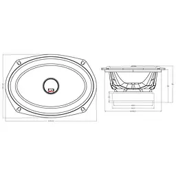 Коаксіальна акустика MTX TX669C - мініатюра 5
