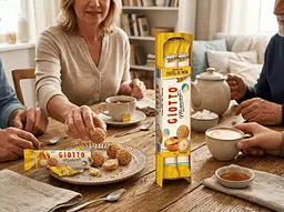 Цукерки Ferrero Giotto Momenti Pastel de Nata Mini Pastry Balls 154г - мініатюра 7