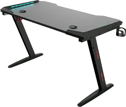 Геймерський комп'ютерний стіл GT Racer T-1226 (120x60x73) Black - мініатюра 4
