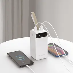 Павербанк 50000mAh TITANUM 741S 22.5W White TITANUM (27532-000) - мініатюра 5