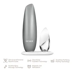 Безконтактна магнітна пілінг-маска GESKE Touchless Magnetic Peeling Mask 5 в 1 біла - мініатюра 2