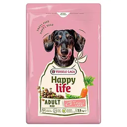 Сухий корм для собак міні та малих порід Happy Life Adult Mini with Lamb Хеппі Лайф Ягня 2.5 кг