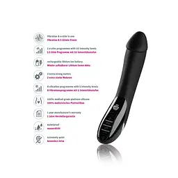 Вібратор з електростимуляцією Mystim Tickling Truman eStim Black, міостимулятор - мініатюра 7