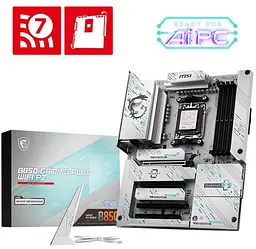 Материнська плата MSI B850 GAMING PLUS WIFI PZ (B850 GAMING PLUS WIFI PZ) (Socket AM5, AMD B850, ATX) - мініатюра 5