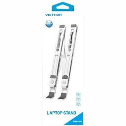 Підставка для ноутбука Laptop X-type Stand Silver Aluminum Alloy Vention - мініатюра 3