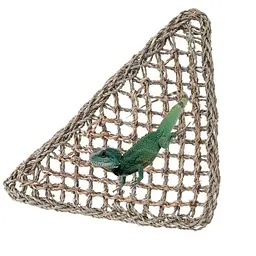 Гамак для рептилій Repti-Zoo Seaweed Hammock M DC09P 30x20x20 см з натуральних водоростей - мініатюра 3