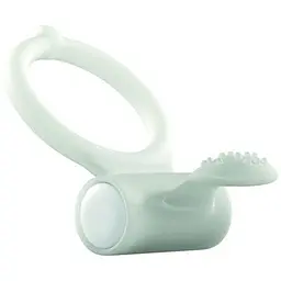 Ерекційне кільце Dorcel Power Clit White PHOSPHO з вібрацією, світиться у темряві Dorcel MD1397 90545 - мініатюра 3