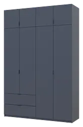 Шафа розпашна для одягу Doros Лукас Графіт/Графіт 160х50х240 (80736287) - мініатюра 5