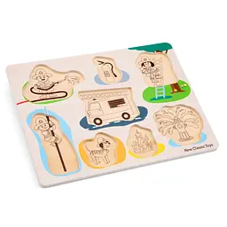 Пазл дерев'яний New Classic Toys Пожежна бригада, 8 частин (10433) - мініатюра 6