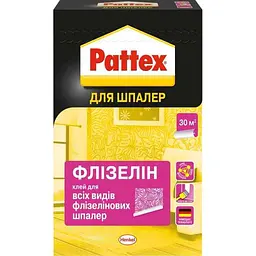 Клей для шпалер PATTEX 250г "Флізелін" для всіх видів флізелінових шпалер