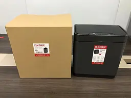 Відро для сміття сенсорне прямокутне Koer TC-020312-07 12 л graphite KR5587, Графит - мініатюра 6