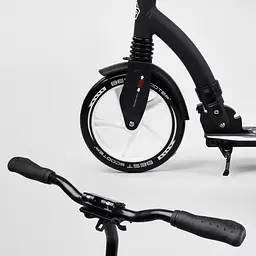 Самокат Best Scooter 89х52х90 см Чорно-білий 000231483 - мініатюра 5