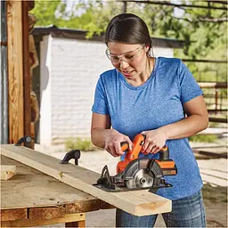Пила дискова Black+Decker акумуляторна Li-Ion 18 В 1.5 Аг (BDCCS18-QW) - мініатюра 5
