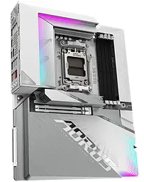 Материнська плата Gigabyte B650E AORUS STEALTH ICE BTF (B650E AORUS STEALTH ICE) (Socket AM5, AMD B650, ATX) - мініатюра 9