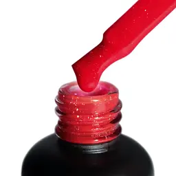 Блискуча база PNB UV/LED Crystal Base red світловідбивна 8 мл - мініатюра 3
