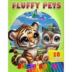 Розмальовка дитяча Jumbi Fluffy Pets A4 від 3 років (RN-250-N-1528)