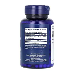 Бенфотіамін з тіаміном Benfotiamine with Thiamine 100 мг 120 вегетаріанських капсул - мініатюра 2