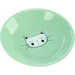 Миска Trixie плоска керамічна для котів 0,2 л d 14 см - мініатюра 2