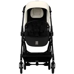 Коляска Cybex Melio Carbon Canvas White з бампером (525000035) - мініатюра 2