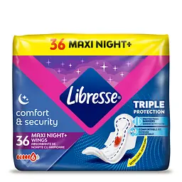 Прокладки гігієнічні Libresse Maxi Goodnight 36 шт. - мініатюра 2