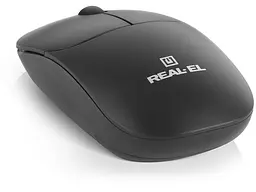 Миша REAL-EL RM-311 W Black (EL123200041) - мініатюра 7