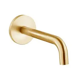 Вилив для ванни Paffoni 17,5 см honey gold brushed ZBOC139HGSP, Золотий