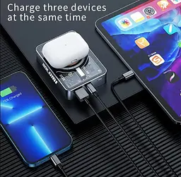 Портативний міні-зарядний магнітний Powerbank Magnetic для iPhone 12 12 14 - мініатюра 3