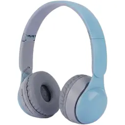 Дитячі бездротові навушники QC580 RGB Bluetooth стерео гарнітура накладні Блакитний