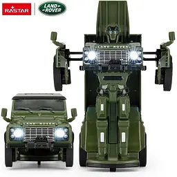 Іграшкова автомодель трансформер Rastar Land Rover Defender 1:32 (62000) - мініатюра 3