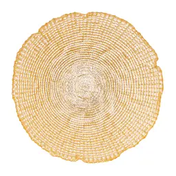 Салатник Ardesto Golden ice скло 20.5x8.5 см 1150 мл золотистий (AR5057) - мініатюра 3