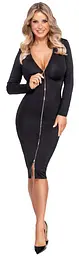 Сукня Cottelli Collection Party Zip XL (чорний) - мініатюра 10
